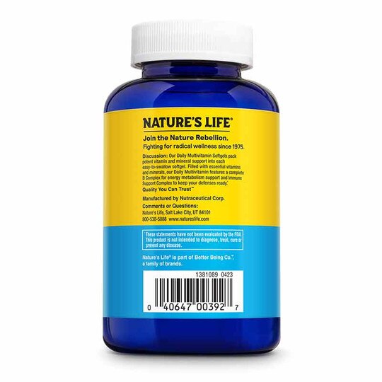 Daily Multivitamin Softgels, NTL